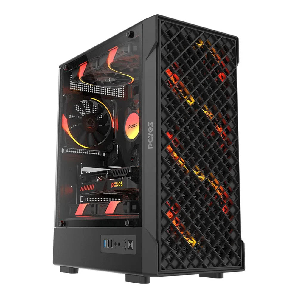 Computador Gamer Truedata Intel Core i3-12100 3.3Ghz 8gb Ddr4 Ssd 256Gb Nvme GTX 1660 Super 6Gb Fonte 500w