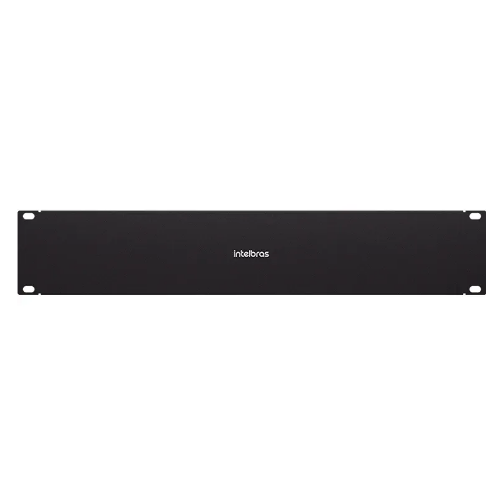 Conjunto Frente Falsa Para Rack Intelbras 2U 19 Pols FF2U - Kit C/ 5 Unids - 4770083