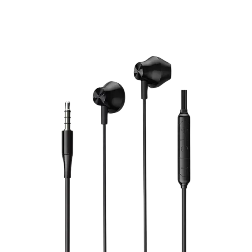 Fone De Ouvido Intra Auricular C/ Microfone P3 Philips Preto - TAE1000