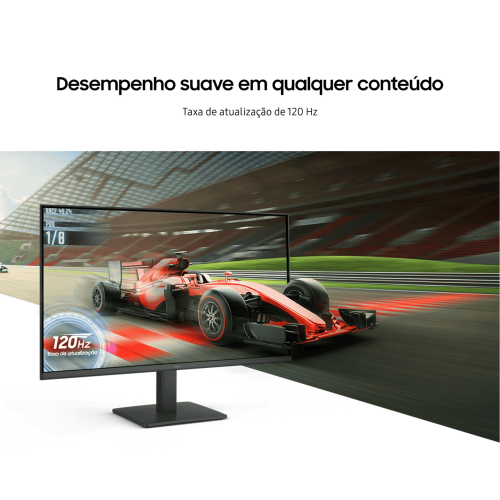 Monitor Gamer Led 27 Pols Samsung S3 Essential Full Hd IPS 1920 x 1080 120Hz Hdmi 5ms - LS27F320GALMZD