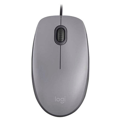 Mouse Usb Logitech M110 Silencioso Cinza - 910-005494