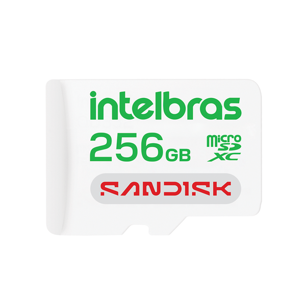 Cartão De Memória MicroSD Sandisk 256gb Intelbras - 4300548
