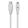 Cabo de Dados USB Tipo C P/ Lightning Iphone 1m HP Branco - HPDHC-MF102-1M