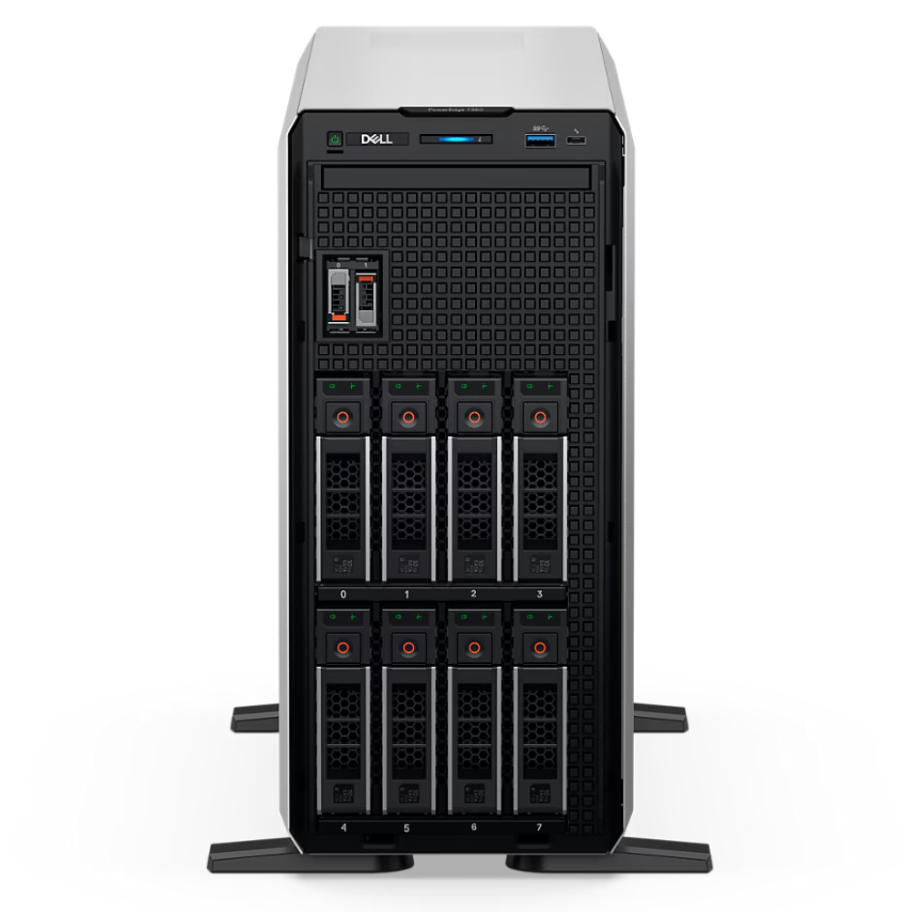 Servidor Dell PowerEdge T360 Intel Xeon E-2434 5.0ghz 16gb Ddr5 2x 2Tb DVD RW 3YRS - 210-BKFT-SQKR