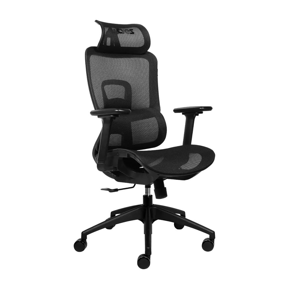 Cadeira Ergonômica PCYes MS5 C/ Malha Mesh Preta - PCOMS5B
