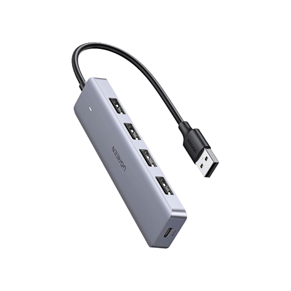 Hub Adaptador Ugreen Usb-A Macho P/ 4X Usb-A 3.0 Femea + Usb-C PD - CM219