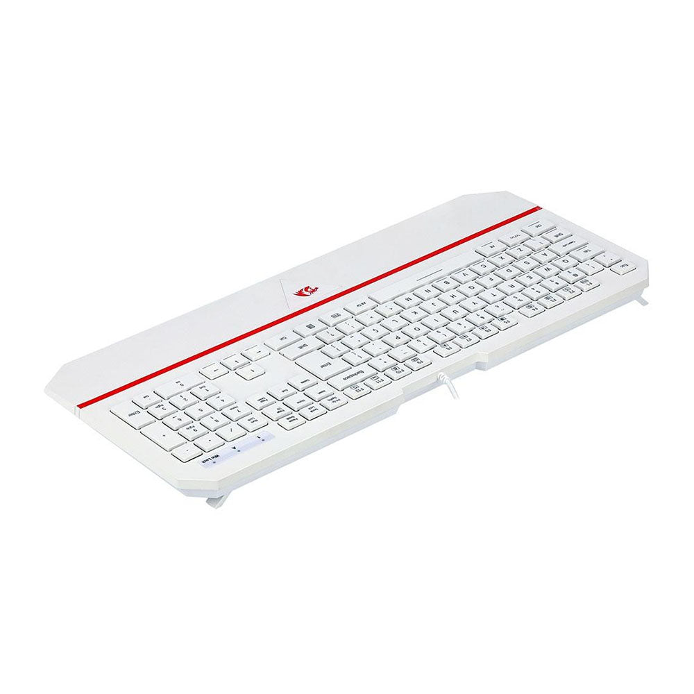 Teclado Gamer Membrana Redragon Karura 2 RGB Branco - K502W-N