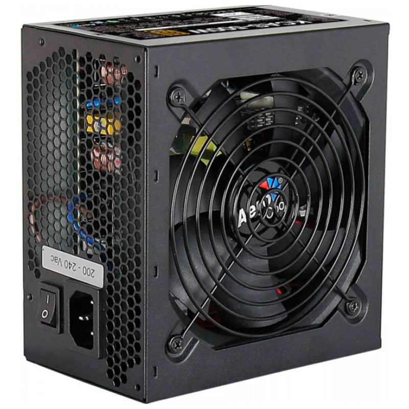 Fonte Real Atx 500w Aerocool 80 Plus Bronze Kcas-500 Pfc Ativo S/ Cabo Biv - 59765