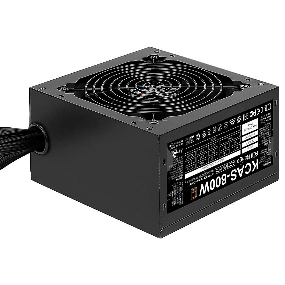 Fonte Real Atx 800w Aerocool Kcas 80 Plus Pfc Bronze - 79602