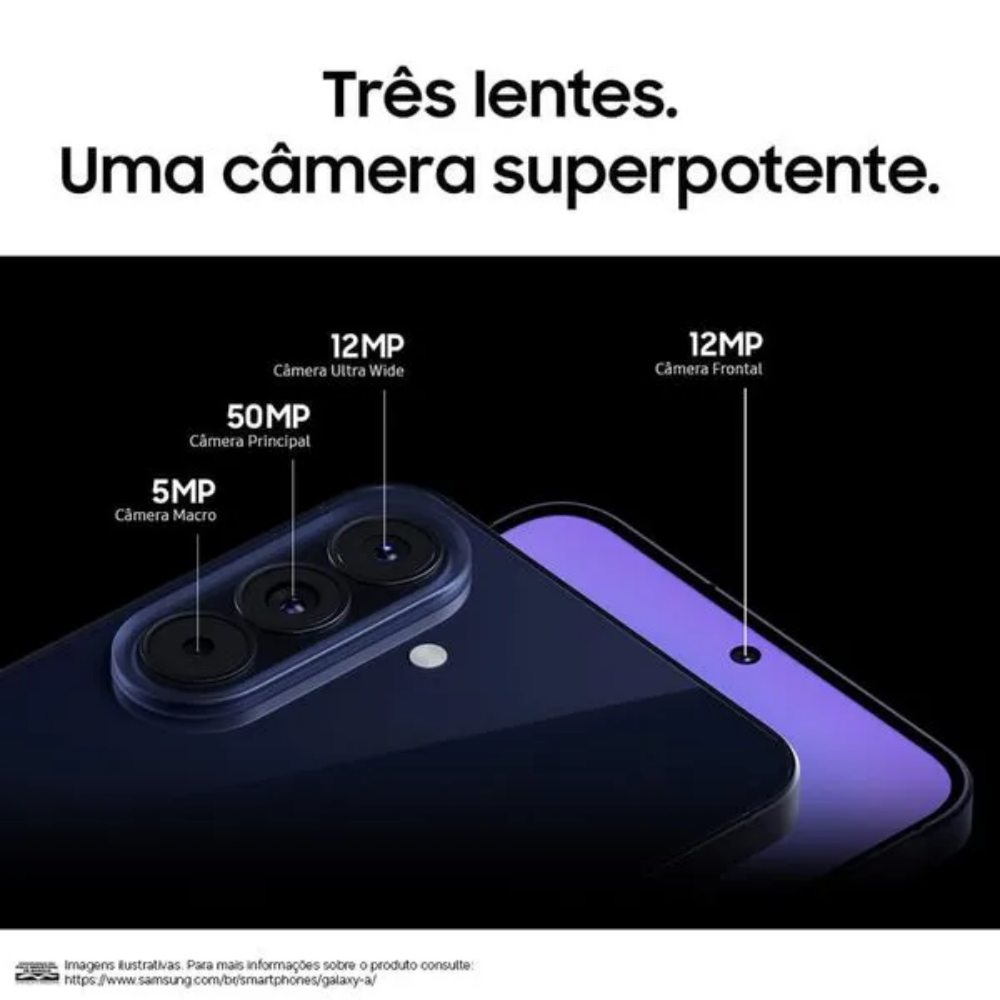 Smartphone Samsung Galaxy A57 5G 256Gb 8Gb Tela 6.7" Cinza - SM-A576B/DS