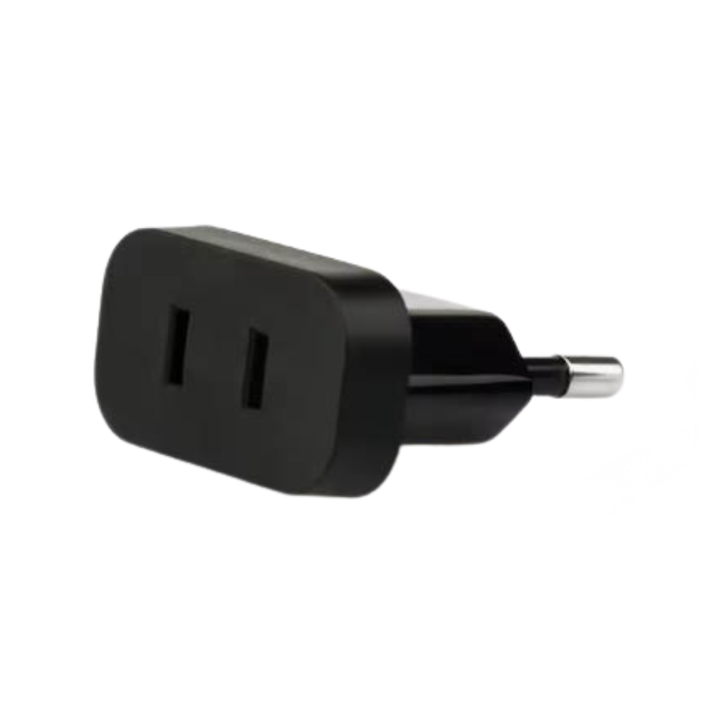 Tomada Adaptador de Viagem Padrão Universal P/ Padrão BR 2 Pinos