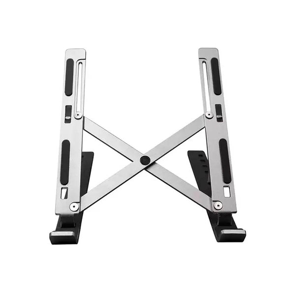 Suporte Retratil Para Notebook Multi Aluminio 6 Niveis de Altura Prata - AC378