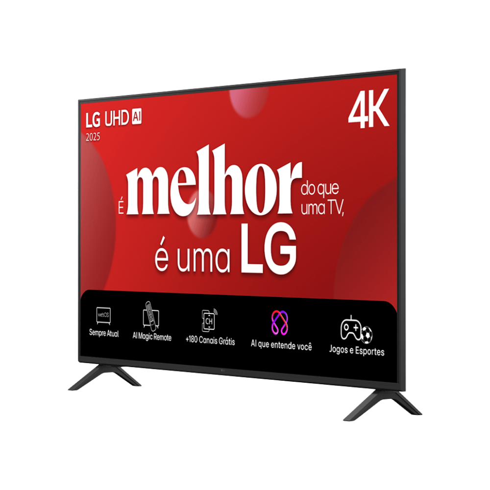 Smart TV Led LG 50" UHD AI 4K Wi-fi Bluetooth USB HDMI ThinQ Ai Smart Magic - 50UA8550PSA