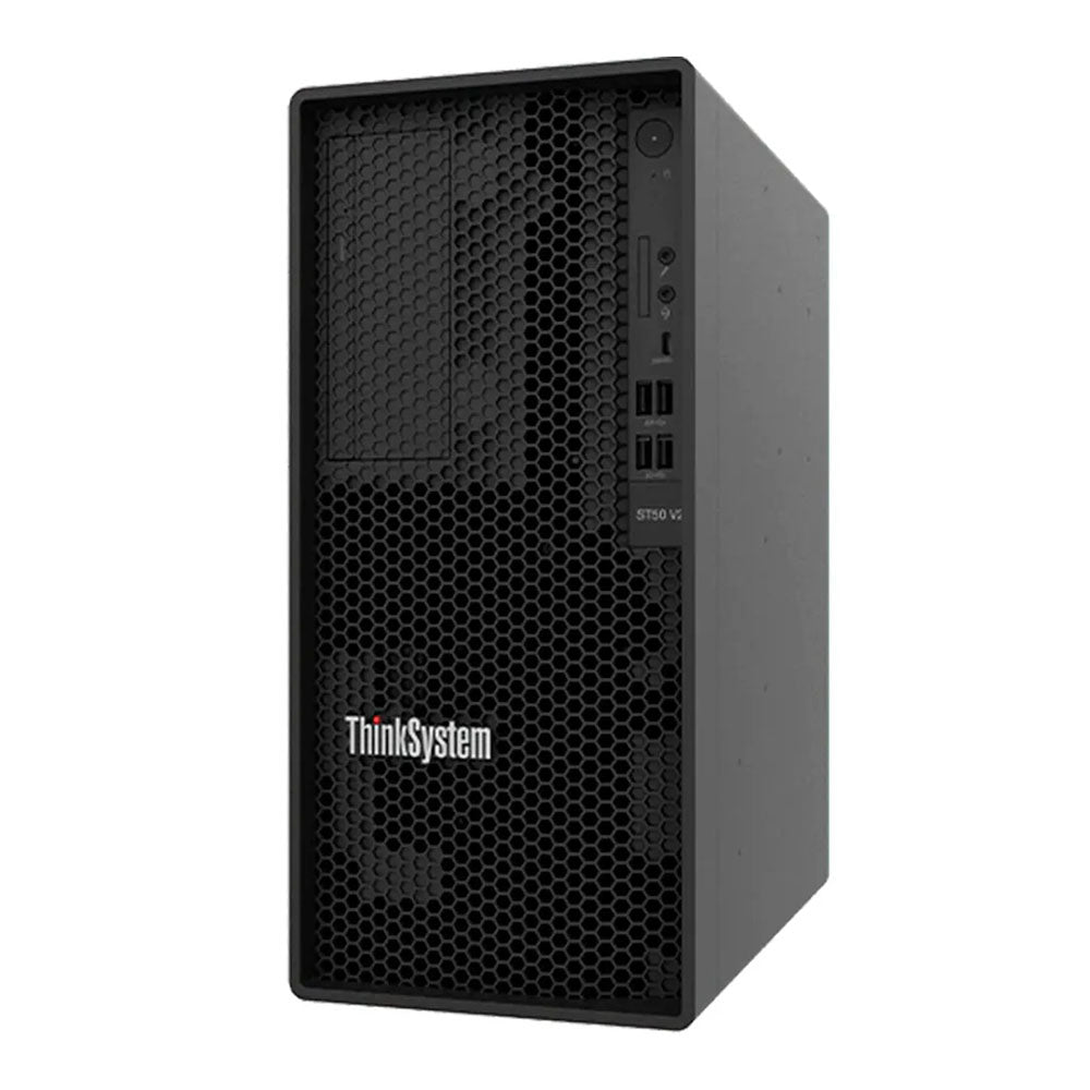 Servidor Lenovo Thinkserver St50 V2 Intel Xeon E-2324g 3.1ghz 16gb 2tb Gar 2 Anos - 7D8JA02MBR