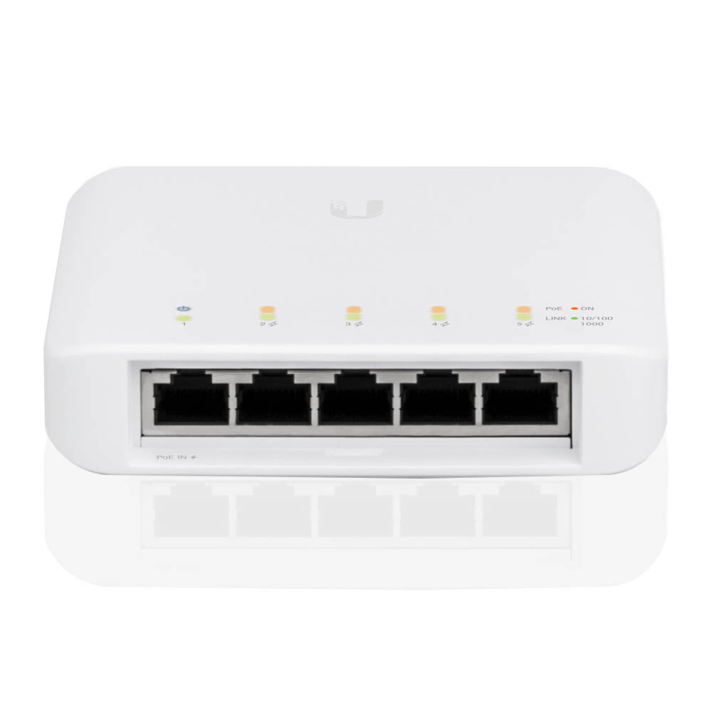 Switch Gigabit Poe 5 Portas 10/100/1000 Mbps Ubiquiti Unifi - USW-FLEX-MINI