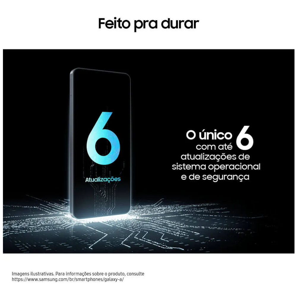 Smartphone Samsung Galaxy A17 4G 128Gb 8Gb Tela 6.7" Preto - SM-A175F/DS