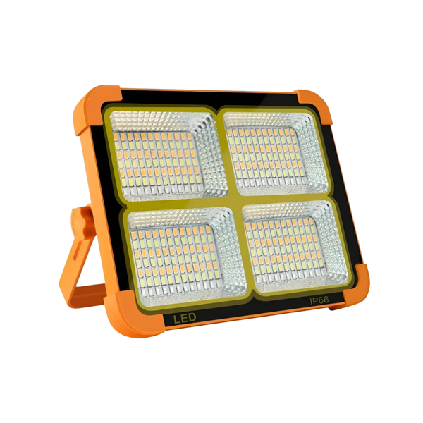 Luminária Recarregável Solar Led C/ Carregador Portátil IP66 - DM-181