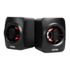 Caixa de Som Gamer 2.0 Vinik Eclipse 6W Led Rainbow USB 5V P2 3,5mm- VSPKG6WEC