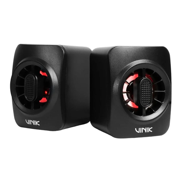 Caixa de Som Gamer 2.0 Vinik Eclipse 6W Led Rainbow USB 5V P2 3,5mm- VSPKG6WEC