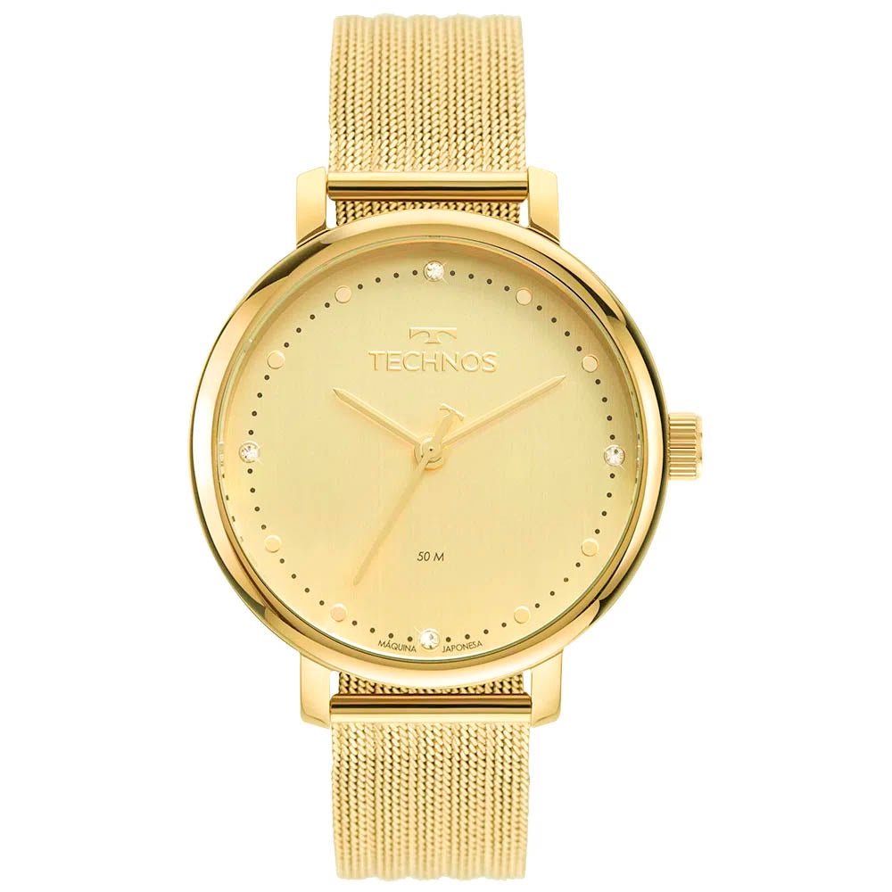 Relógio de Pulso Technos Style em Aço Dourado - 2035MSU/1K