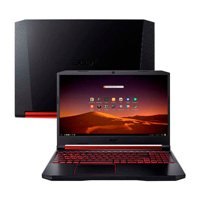 Notebook Gamer Acer Aspire Nitro 5 Intel Core I5-9300H 8gb 512Gb Ssd Nvme Gtx 1650 15.6 Pols Preto / Vermelho - AN515