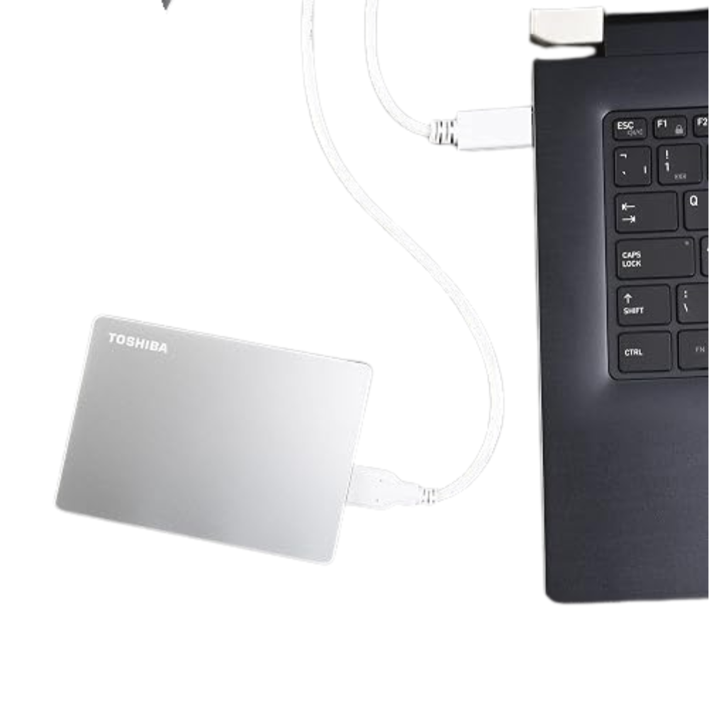 Hd Externo 1tb Toshiba Canvio Flex Usb 3.2 Prata - HDTX110XSCAA
