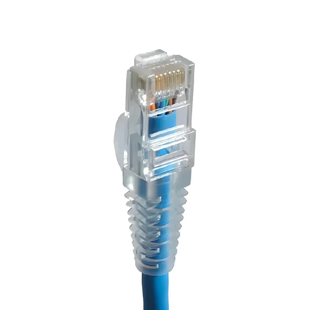 Patch Cord Cabo De Rede Cat5e Furukawa 2.5m Azul Claro