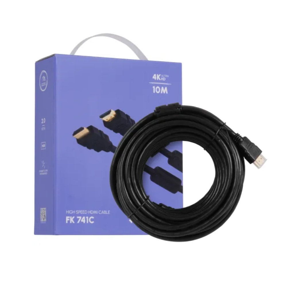 Cabo Hdmi C/ Filtro 10mts 4k Fortrek HD2010 Preto - 70593