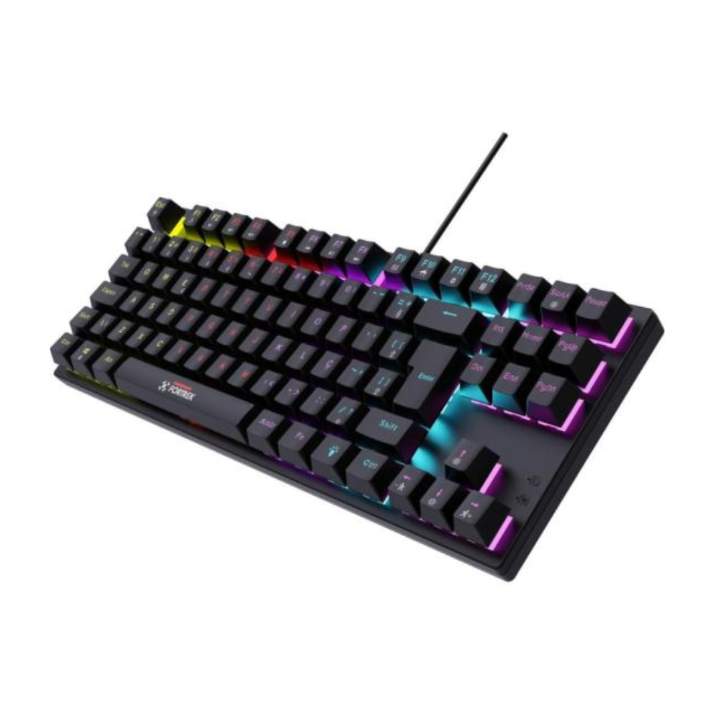 Teclado Mecanico Gamer Fortrek Gravity 80 TKL Switch Outemu C/ Fio Vermelho - 82996