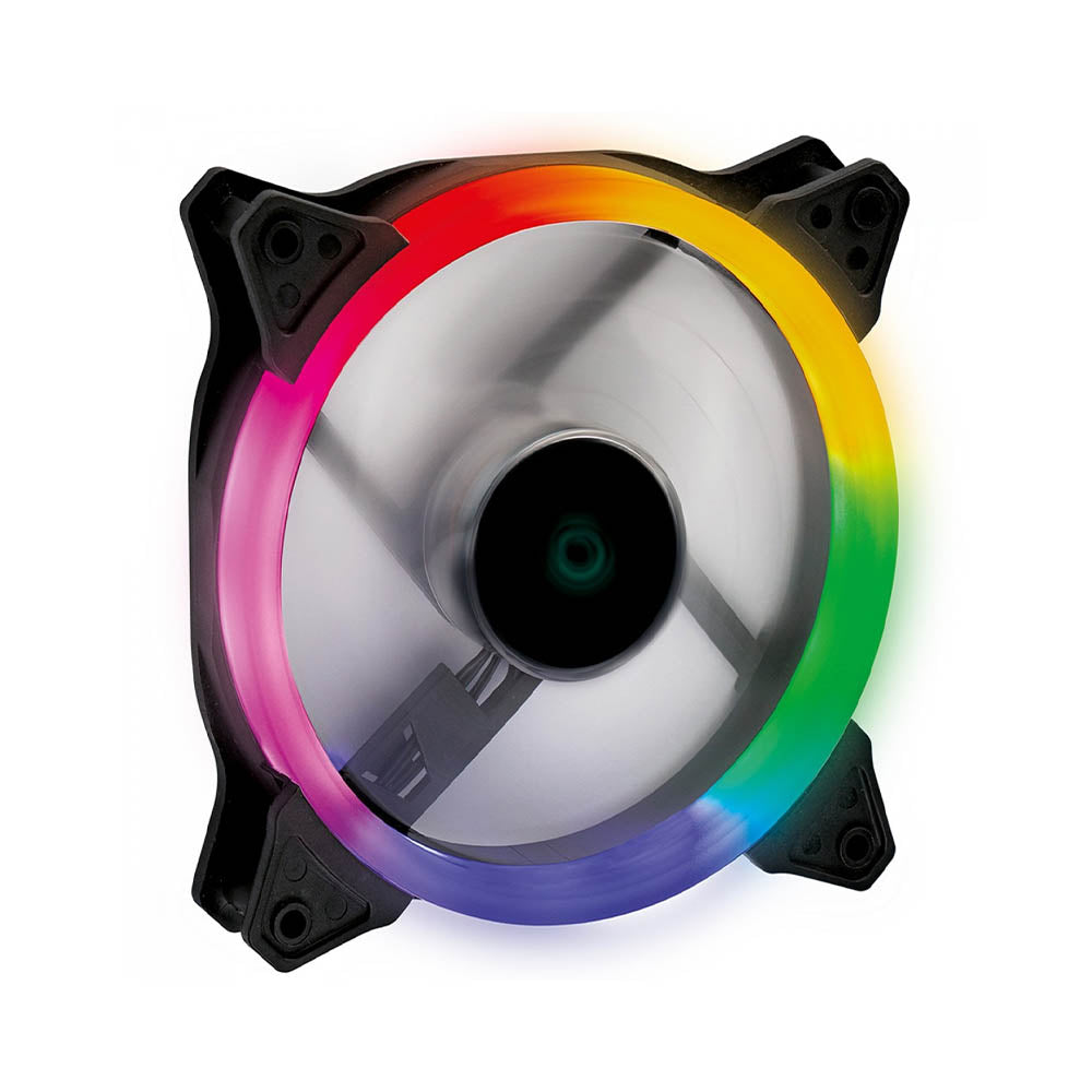 Cooler Fan Para Gabinete Vinik V.Ring 5.0 Full Halo Led Color Preto 120mm - VRINGFHFX5