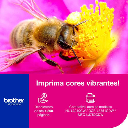 Cartucho de Toner Brother Magenta TN213M - P/ DCP-L3551CDW HL-L3210CW Truedata