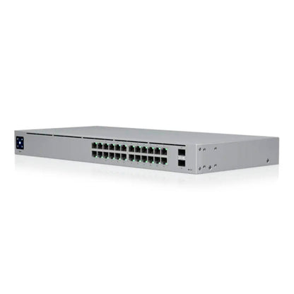 Switch 24 Portas Gigabit 10/100/1000 + 02 Sfp Ubiquiti Unifi Gerenciavel - USW-24 Truedata