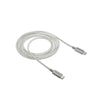 Cabo Usb Tipo C Macho 1,5mt Intelbras em Nylon Branco 15NB - 4830060