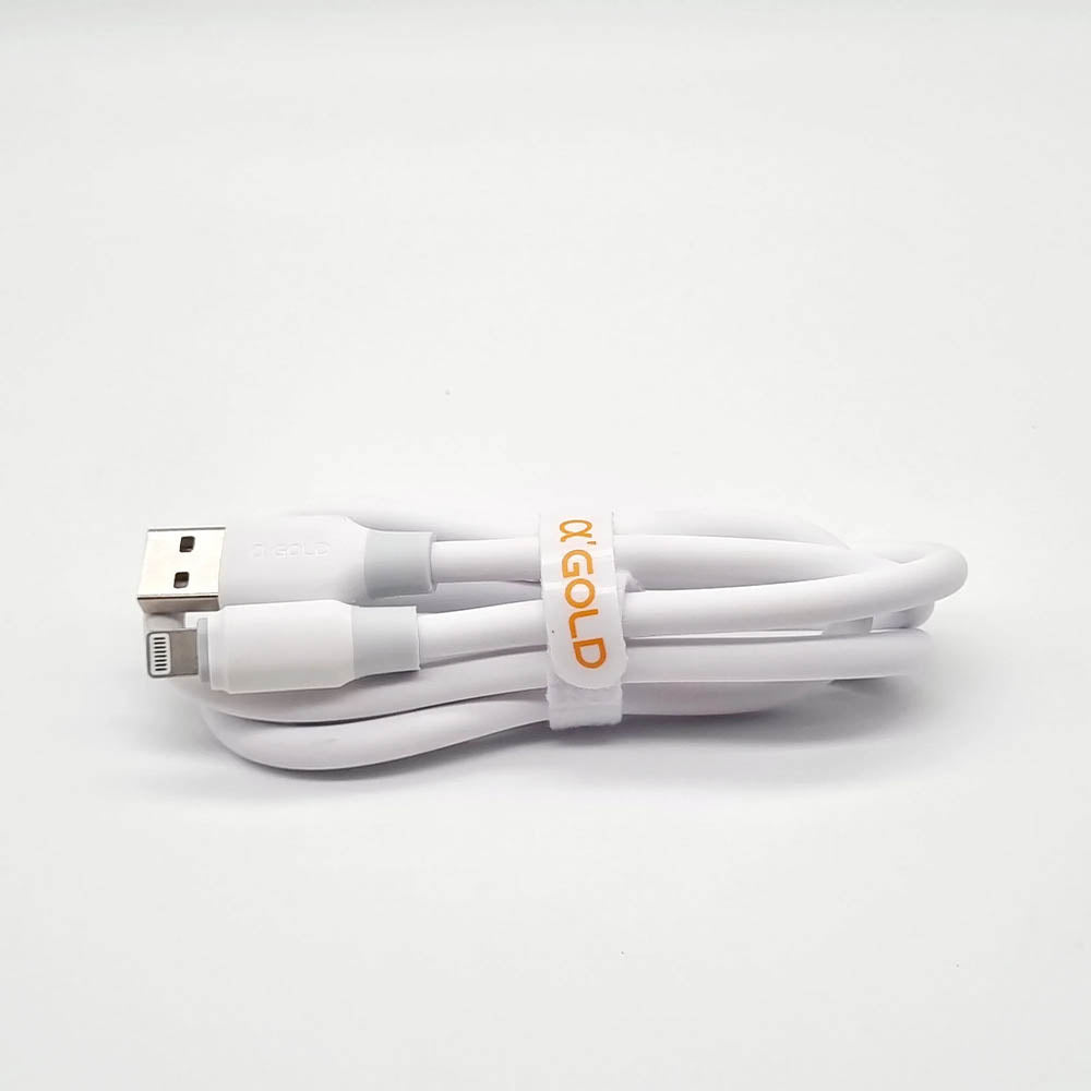 Cabo de Dados USB Lightning (Iphone) aGold 2mts 5A - CB83-2