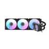 Water Cooler Triple Fan Darkflash Hydro Black ARGB 360mm C/ Visor LCD  (Intel/AMD) Preto - DV-360S