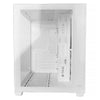 Gabinete Gamer Aerocool Dryft Micro Atx Com frente e lateral em Vidro Temperado Branco - 84915