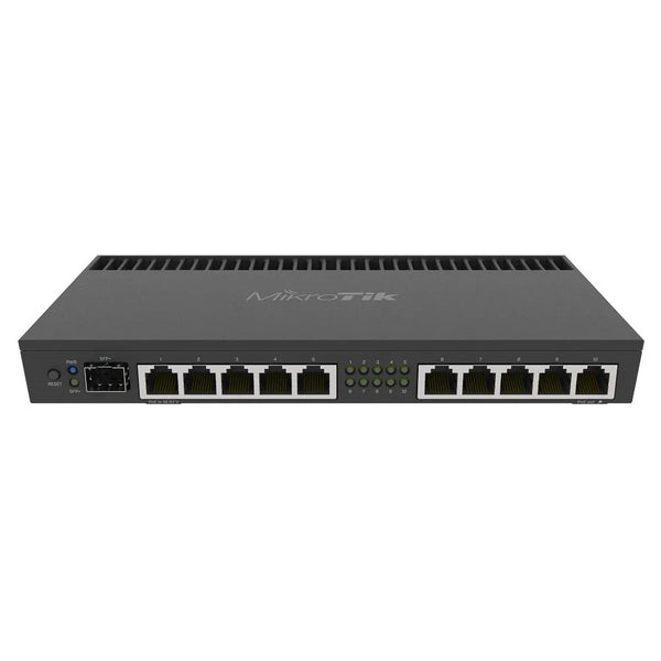 Roteador 10 Portas Mikrotik RouterBoard Gigabit (+ 1 Sfp + 1 Poe) - RB4011iGS+RM