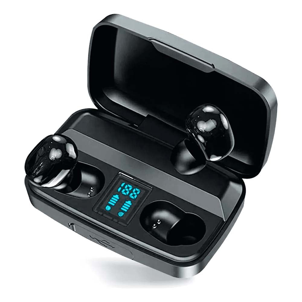 Fone De Ouvido Bluetooth aGold Plus Hi-Fi Preto C/ Estojo Carregador - FN-BAT20