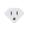 Adaptador de Tomada Padrão Americano Para Brasileiro, Triangular 127/220v, 10a