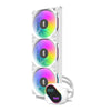 Water Cooler Triple Fan Darkflash p/ Processador White ARGB 360mm  (Intel/AMD) Branco - DO360