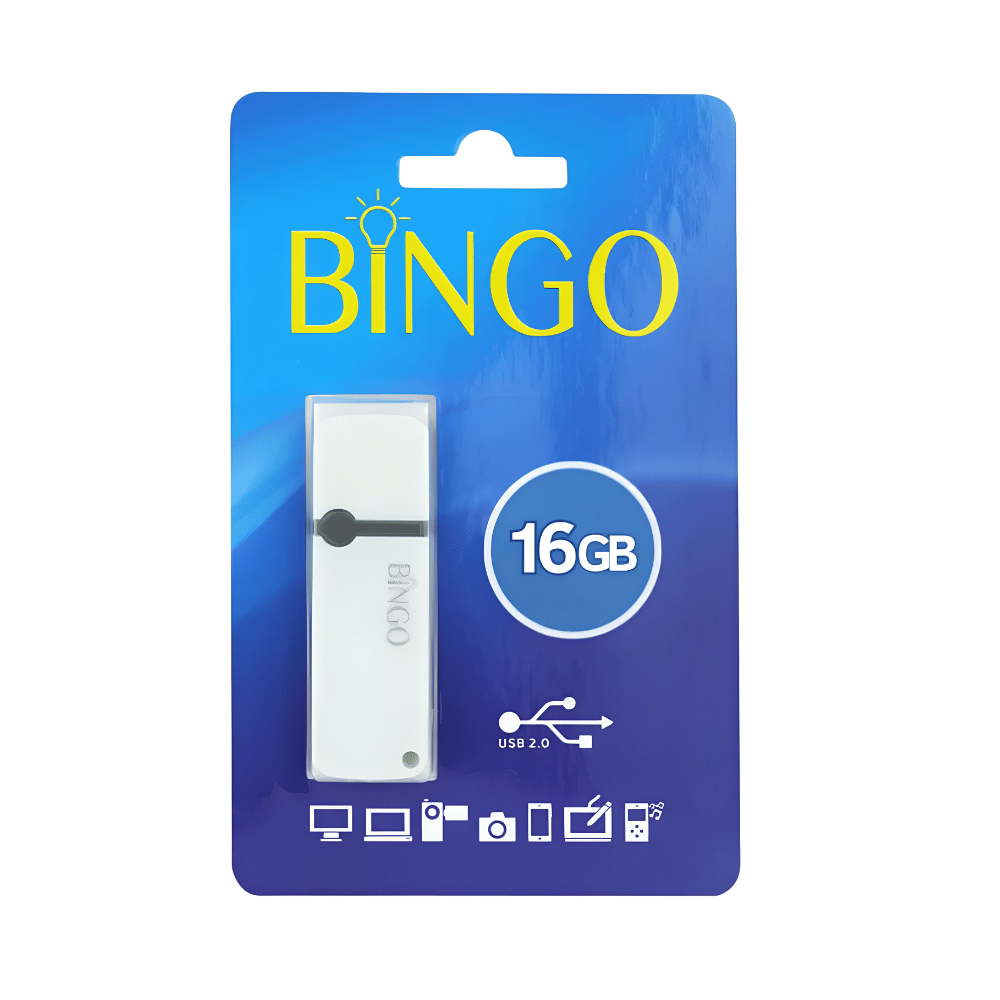 Pen Drive 16gb Bingo USB 2.0 Branco - UD0Y070MBN