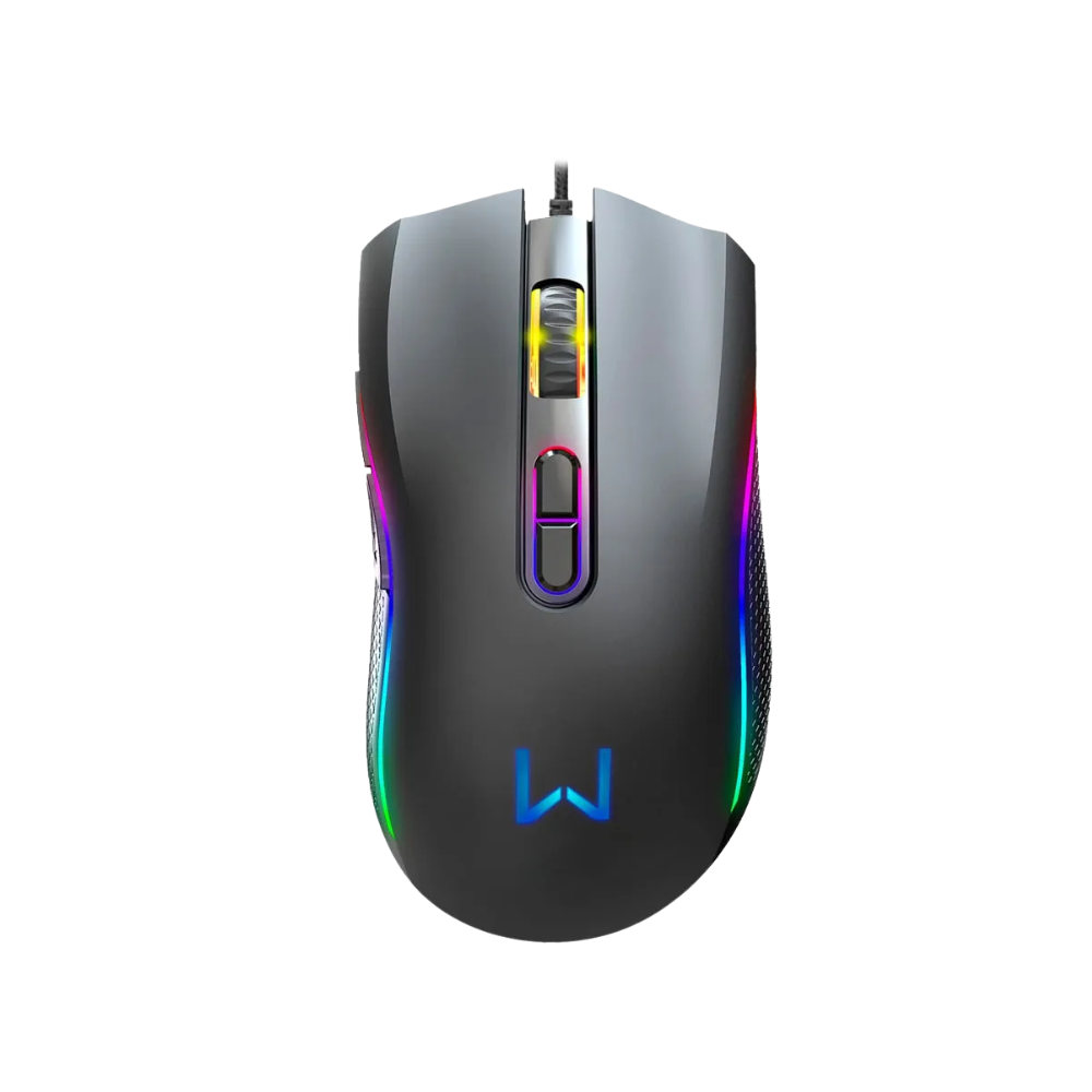 Kit Mouse + Mousepad Gamer Armory Warrior C/ Fio Preto - MO396