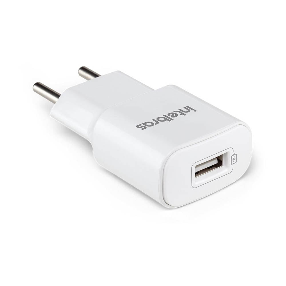 Carregador De Parede com 1 Saída Usb 2,4A Intelbras EC1 Fast Bivolt Branco - 4820022