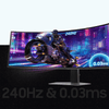 Monitor Gamer Led 49 Pols Curvo Samsung Odyssey Oled G9 Qhd 5120 x 1440 240Hz Hdmi/Displayport 0,03ms - LS49DG930SLMZD