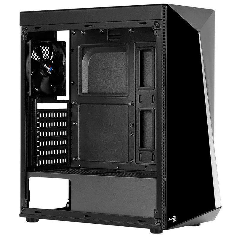 Gabinete Gamer Aerocool Mid Tower Rgb Shard Com lateral acrílico - Pn 67989