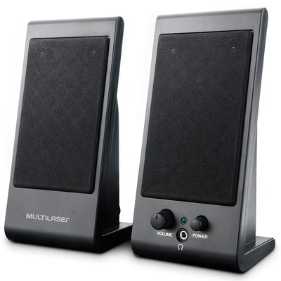Caixa De Som 2.0 Multilaser Flat 3w Usb - Sp009