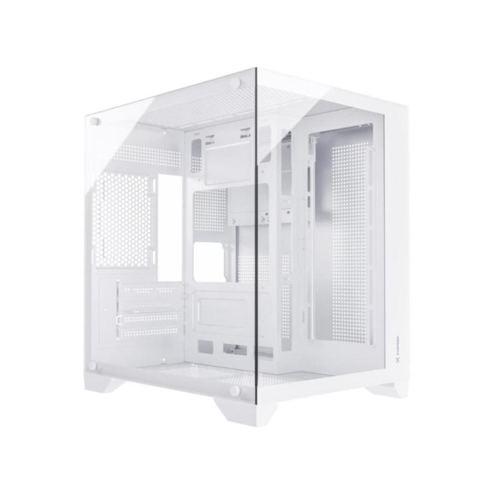 Gabinete Gamer Fortrek Clarity C/ Lateral em Vidro Temperado Branco - 83457