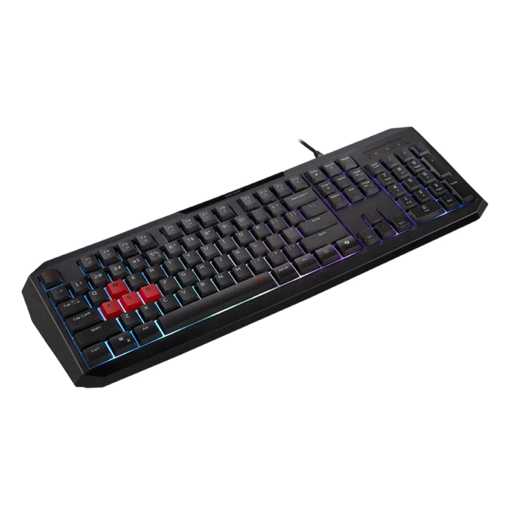 Teclado Gamer Acer Nitro NKW100 Usb Led Preto C/ RGB - GP.KBD11.05F750