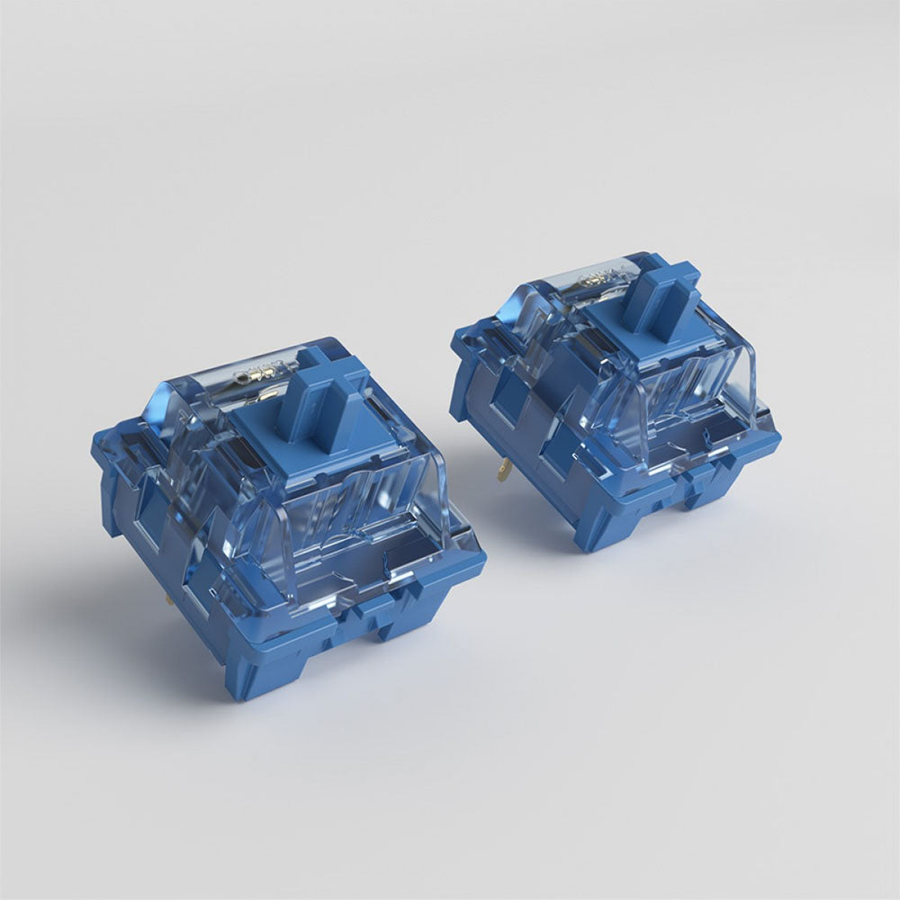 Kit Com 45 Switches Para Teclado Mecanico Akko Tactile Ocean Blue