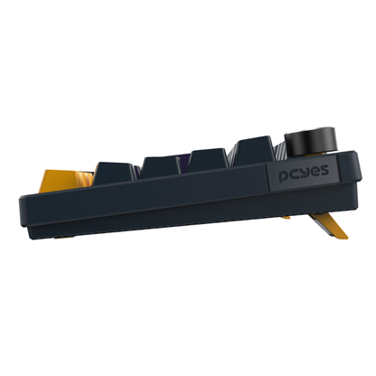 Teclado Gamer Mecanico PCYes Arkeum 75% Switch Blue Sunset Edition Azul / Amarelo - AKSS75BBR